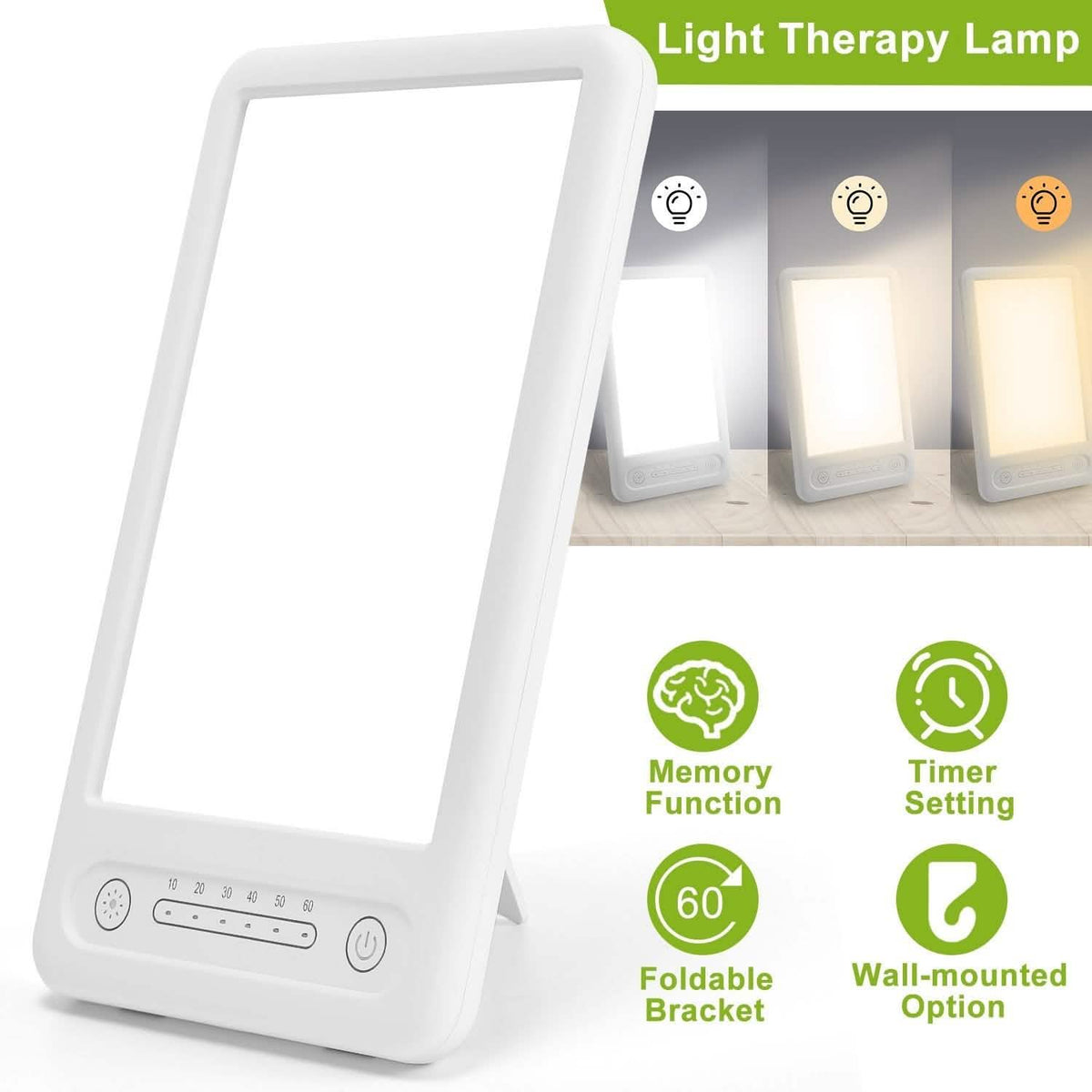 UV-Free LED Light Therapy Lamp Health & Wellness - Tophatter Daily Deals