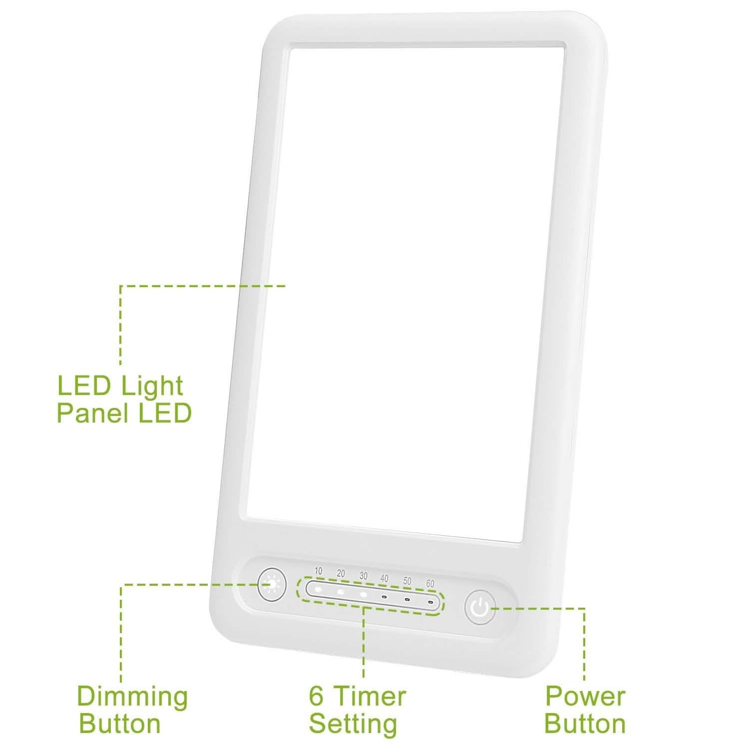 UV-Free LED Light Therapy Lamp Health & Wellness - Tophatter Daily Deals