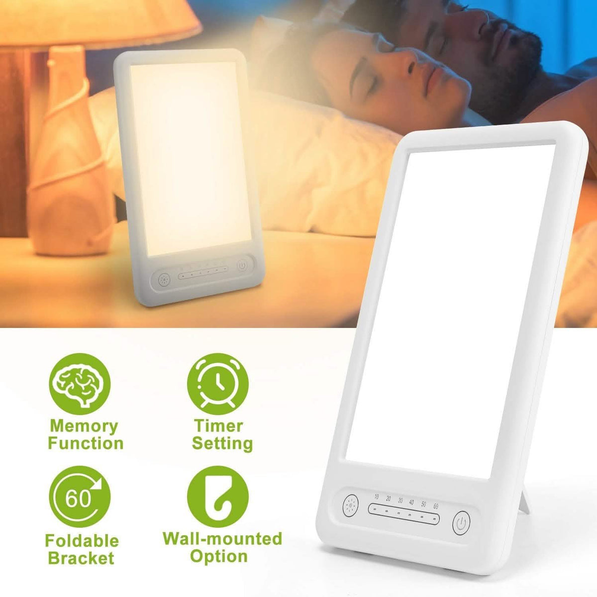 UV-Free LED Light Therapy Lamp Health & Wellness - Tophatter Daily Deals