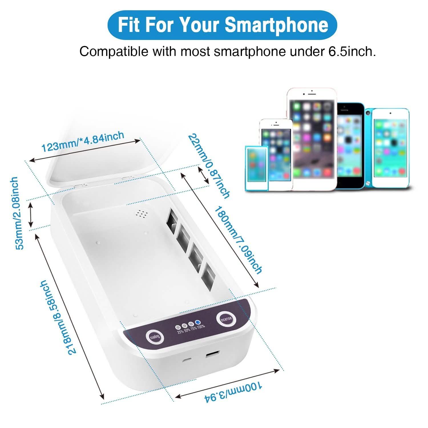 UV Light Phone Disinfection Box with Aromatherapy Function Mobile Accessories - Tophatter Daily Deals
