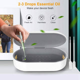 UV Light Sanitizer Box Portable 10w Phone Wireless Charging Disinfection Lamp Face Masks & PPE - Tophatter Daily Deals