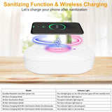 UV Light Sanitizer Box Portable 10w Phone Wireless Charging Disinfection Lamp Face Masks & PPE - Tophatter Daily Deals