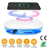 UV Light Sanitizer Box Portable 10w Phone Wireless Charging Disinfection Lamp Face Masks & PPE - Tophatter Daily Deals