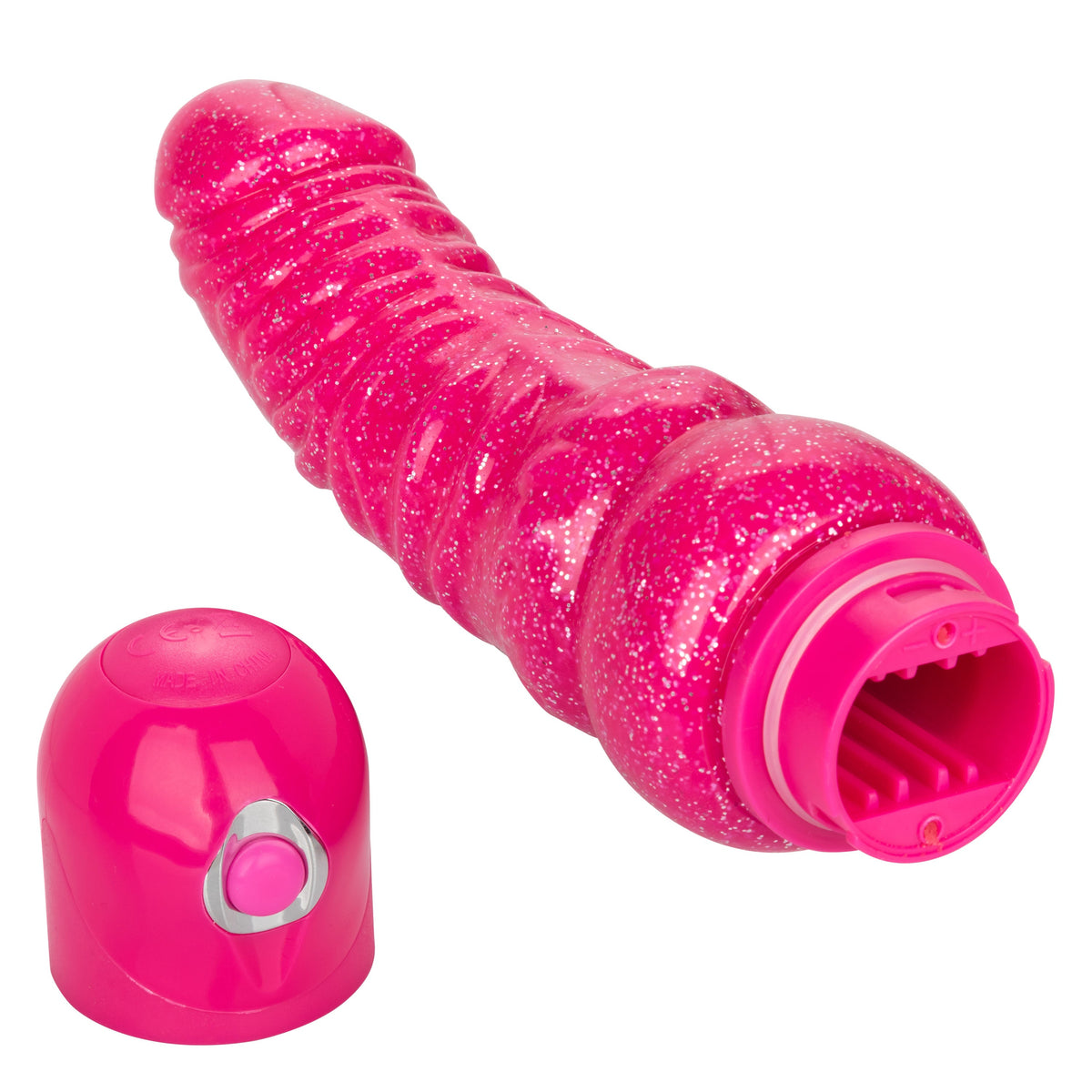 Naughty Bits Lady Boner Bendable Personal Vibrator Pink Glitter 10 Function Waterproof > Vibrators > Realistic Vibrators - Tophatter Daily Deals