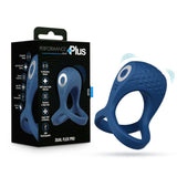 Performance Plus Dual Flex Pro (Blue) – Premium Cock Ring and Ball Strap with 10 Vibration Modes > Cock Ring > Vibrating - Tophatter Daily Deals