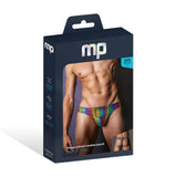 Rainbow Pack and Play Thong with Front Condom Pouch S/M > Clothes > Mens Thongs - Tophatter Daily Deals