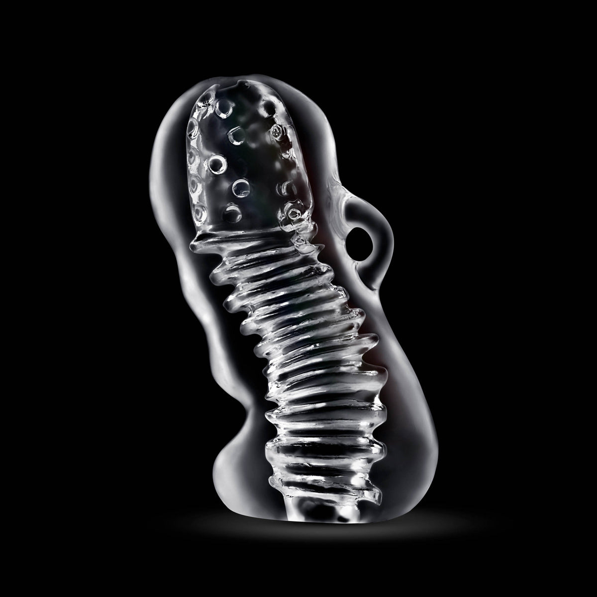 Rize Squeezy (Clear) – Textured Male Masturbator Sleeve > Sex Toys For Men > Masturbators > Manual - Tophatter Daily Deals