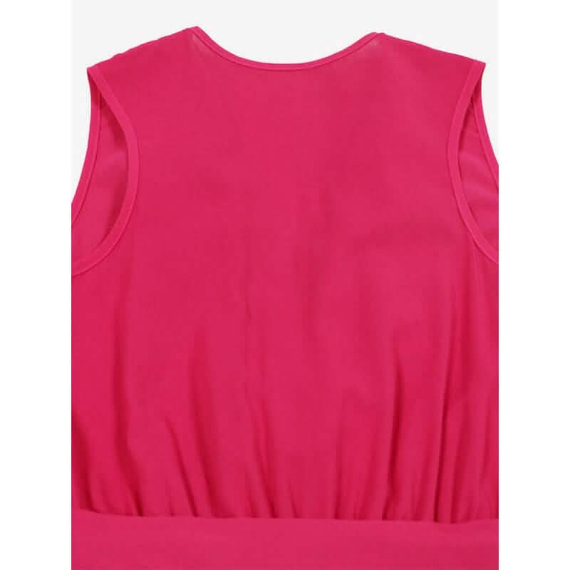 V-Neck Sleeveless Straight Summer Jumpsuit Women's Dresses - Tophatter Daily Deals