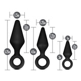Anal Adventures Platinum Silicone Loop Anal Plug Kit > Anal Range > Butt Plug Kits - Tophatter Daily Deals