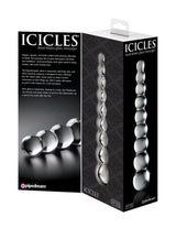 Icicles Clear Glass Massager Wand Handcrafted > Glass > Dildos - Tophatter Daily Deals