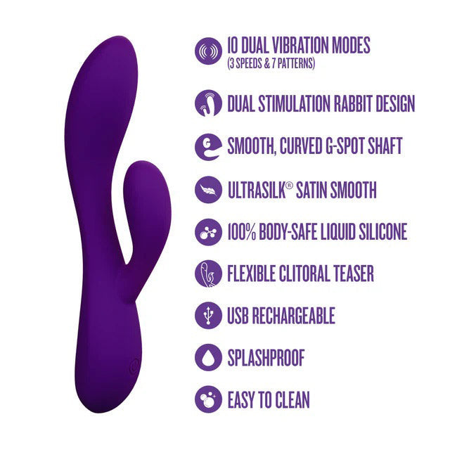 Sexy Things Fever Dream (Purple) – Rabbit Vibrator > Vibrators > Ladies > Rabbit - Tophatter Daily Deals