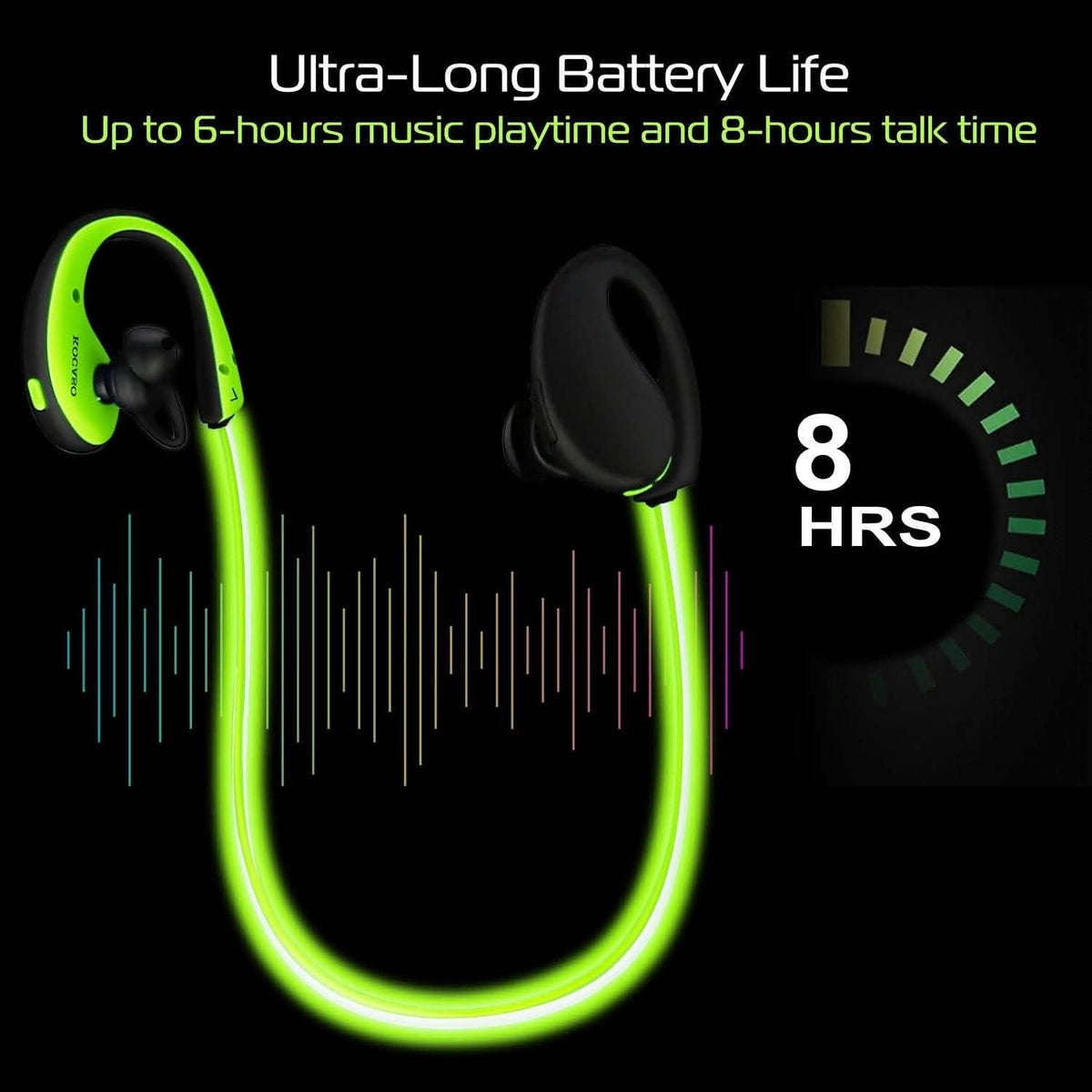 V4.1 Neckband Wireless Sports Headset Wireless Headset - Tophatter Daily Deals