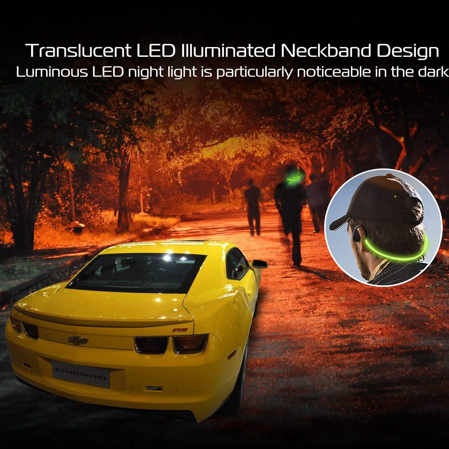 V4.1 Neckband Wireless Sports Headset Headphones - Tophatter Daily Deals