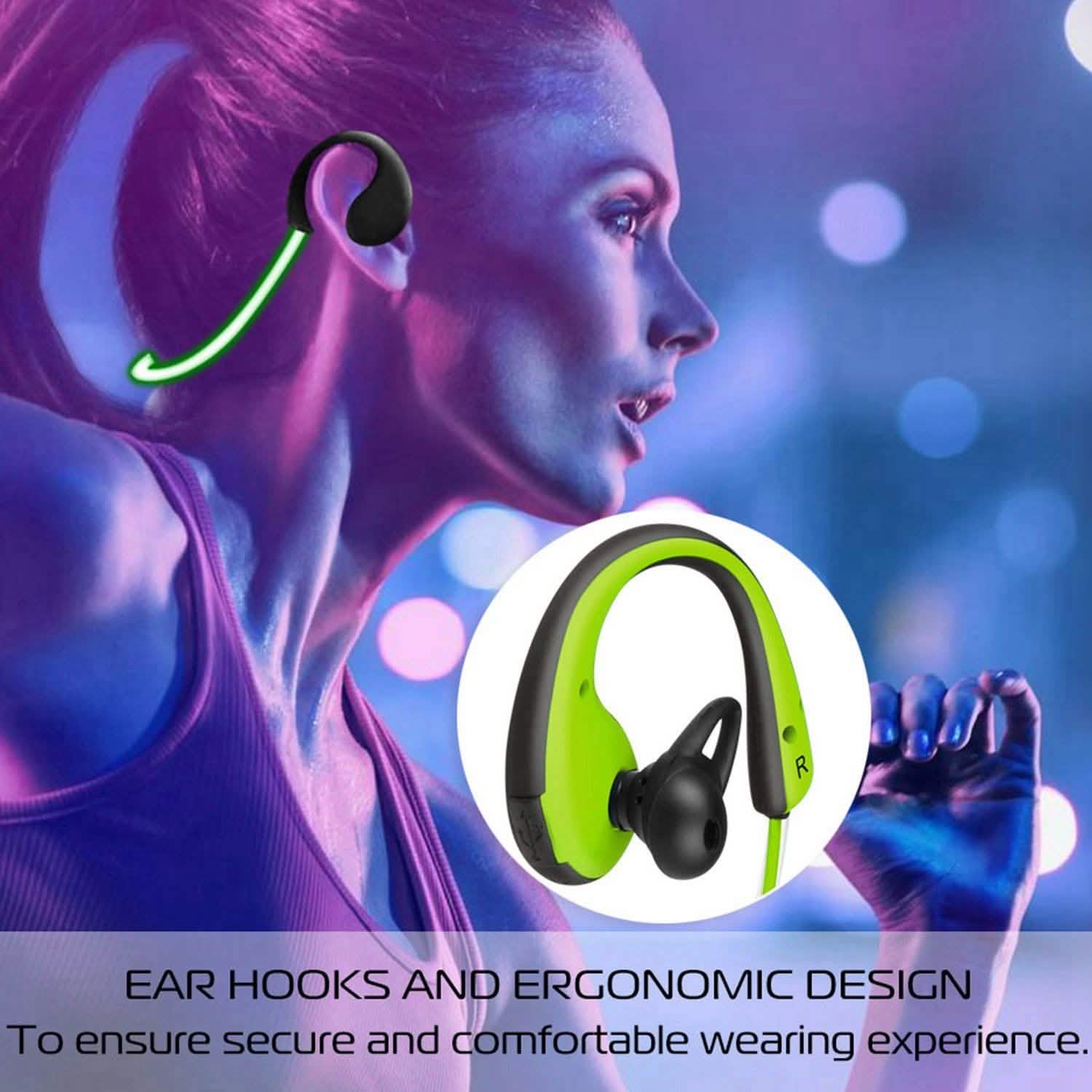 V4.1 Neckband Wireless Sports Headset Headphones - Tophatter Daily Deals