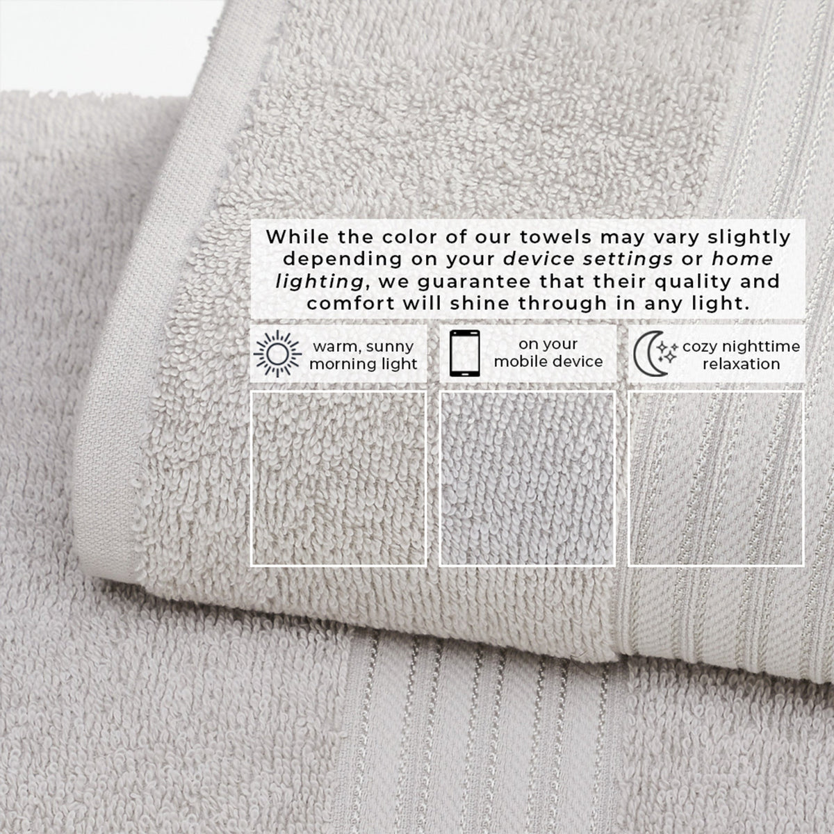 Cotton Terry Bath Towel Set - Cooper Collection Bath - Tophatter Daily Deals