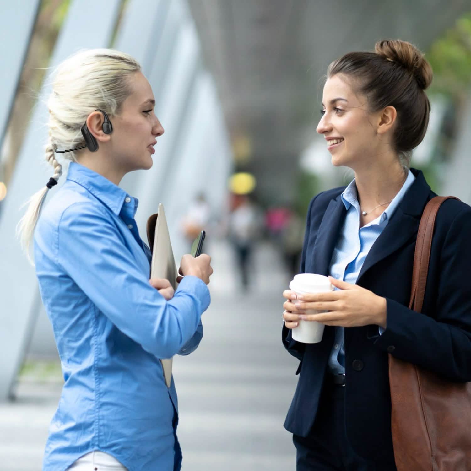 V5.1 Wireless Bone Conduction Headphone Headphones - Tophatter Daily Deals