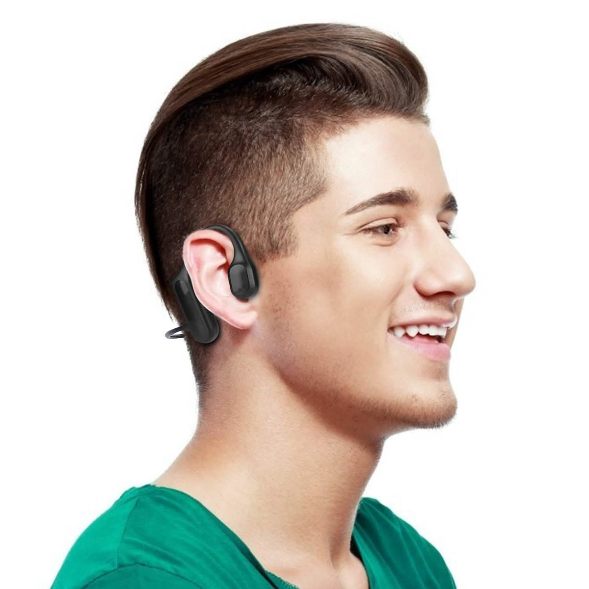 V5.1 Wireless Bone Conduction Headphone Headphones - Tophatter Daily Deals