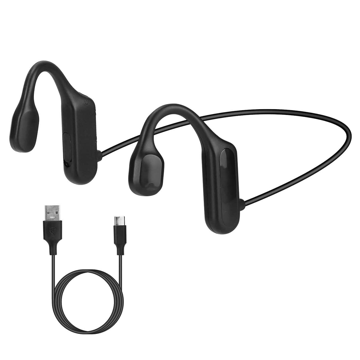 V5.1 Wireless Bone Conduction Headphone Headphones - Tophatter Daily Deals