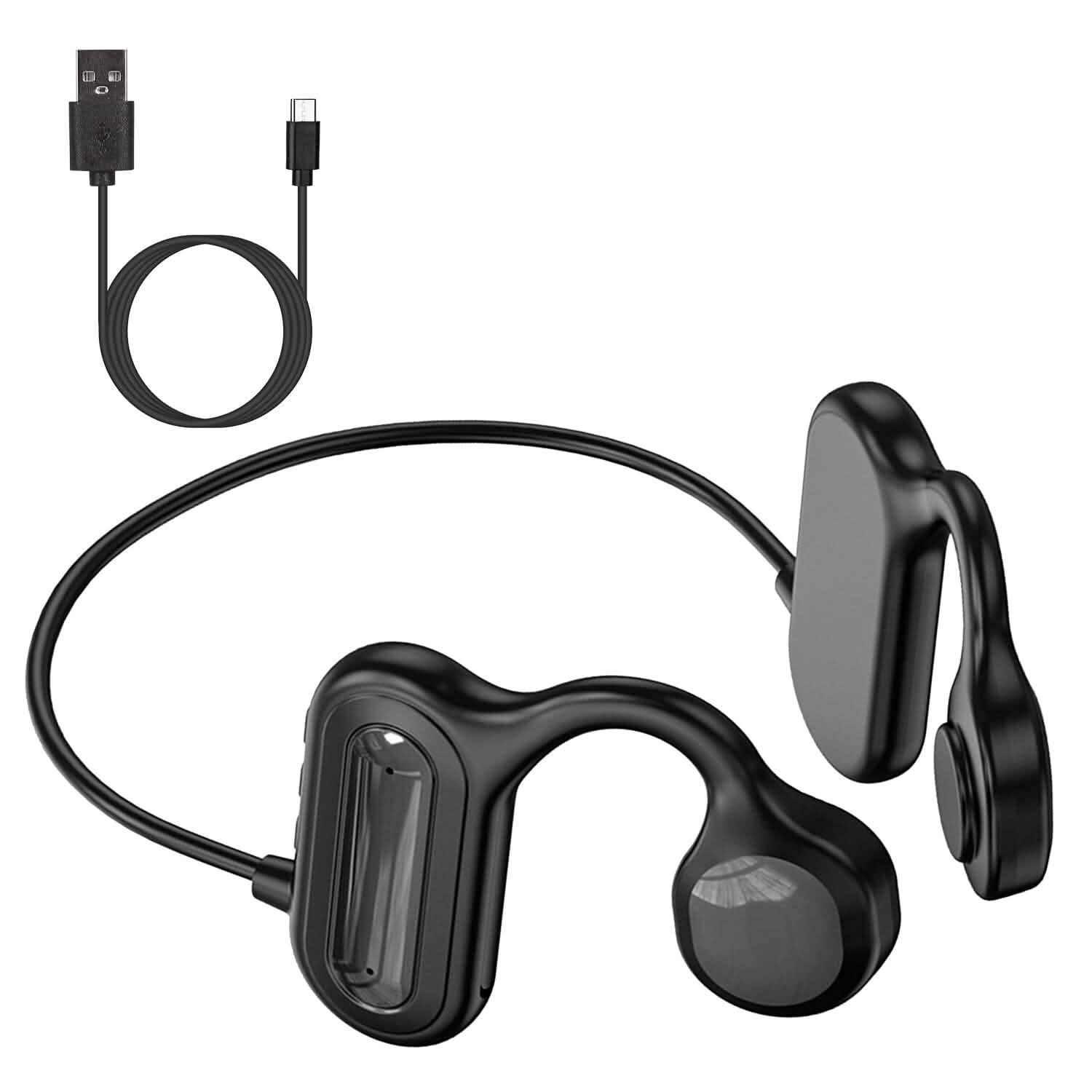 V5.1 Wireless Bone Conduction Headphone Headphones - Tophatter Daily Deals