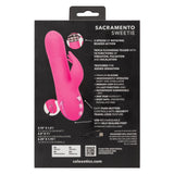 California Dreaming Sacramento Sweetie Pink Dual Stimulator with Rotating Beads and 10 Vibration Modes > Vibrators > Ladies > Rabbit - Tophatter Daily Deals