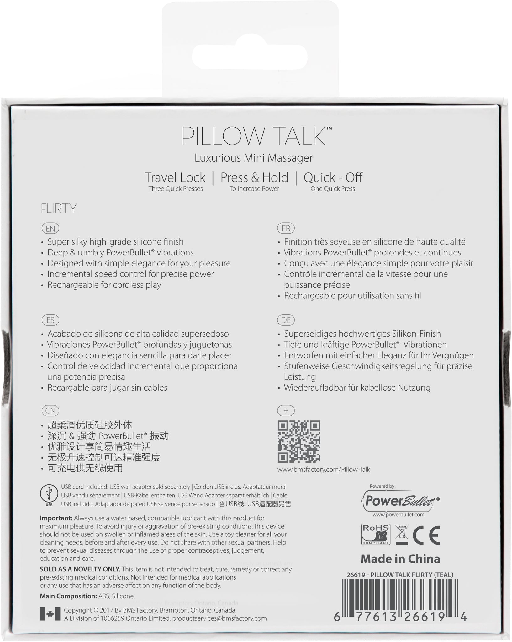 Pillow Talk Flirty Vibe with Swarovski Crystal – Small Vibrator > Vibrators > Standard Vibrators - Tophatter Daily Deals