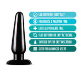 Basic Large Black Anal Plug for Comfortable Intimate Adventures > Anal Range > Butt Plugs - Tophatter Daily Deals