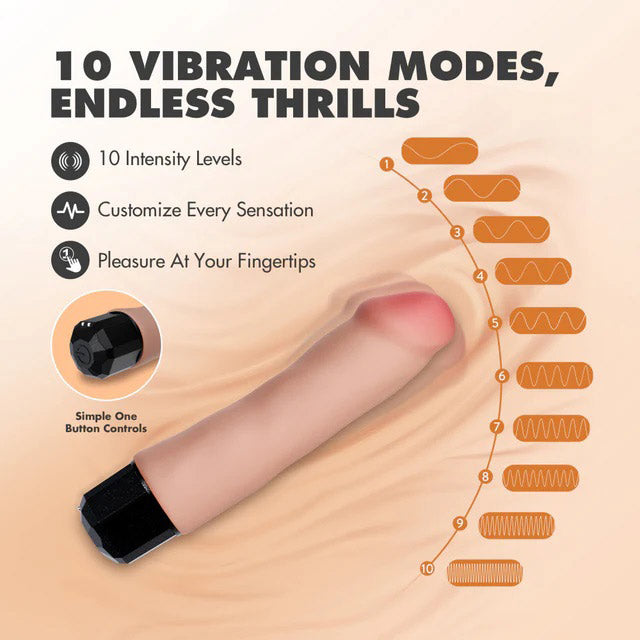 Dr. Skin Dr. Avery (Beige) – Luxury 7.5 Inch Vibrator > Vibrators > Realistic Vibrators - Tophatter Daily Deals