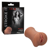 Stroke It Juicy Pussy (Brown) – Stroking Sleeve > Sex Toys For Men > Masturbators > Manual - Tophatter Daily Deals