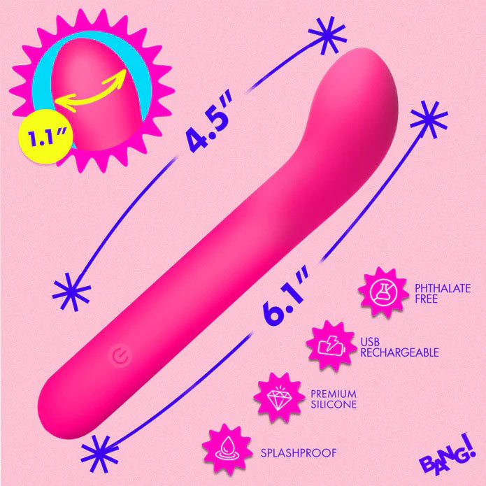 G-Spot Flexible Silicone Vibrator (Pink) – 6.1 Inch Silicone G-Spot Vibrator > Vibrators > G-Spot - Tophatter Daily Deals