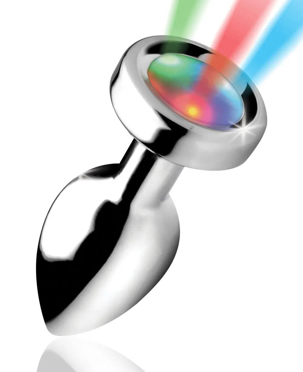 Light Up Small Anal Plug – 2.9 Inch Weighted Anal Plug with LED Lights > Anal Range > Butt Plugs - Tophatter Daily Deals