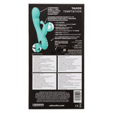 California Dreaming Tahoe Temptation Silicone Massager in Aqua Blue with Dual Vibration and Pinpoint Teaser > Vibrators > Ladies > Rabbit - Tophatter Daily Deals
