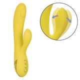 California Dreaming San Diego Seduction Yellow Silicone Dual-Action Massager with Triple Motors and 10 Functions > Vibrators > Ladies > Rabbit - Tophatter Daily Deals