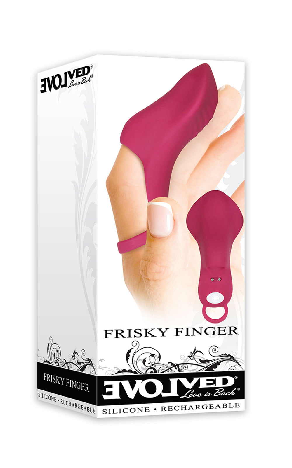 Evolved Frisky Finger (Burgundy) – Finger Stimulator > Vibrators > Finger Vibrators - Tophatter Daily Deals