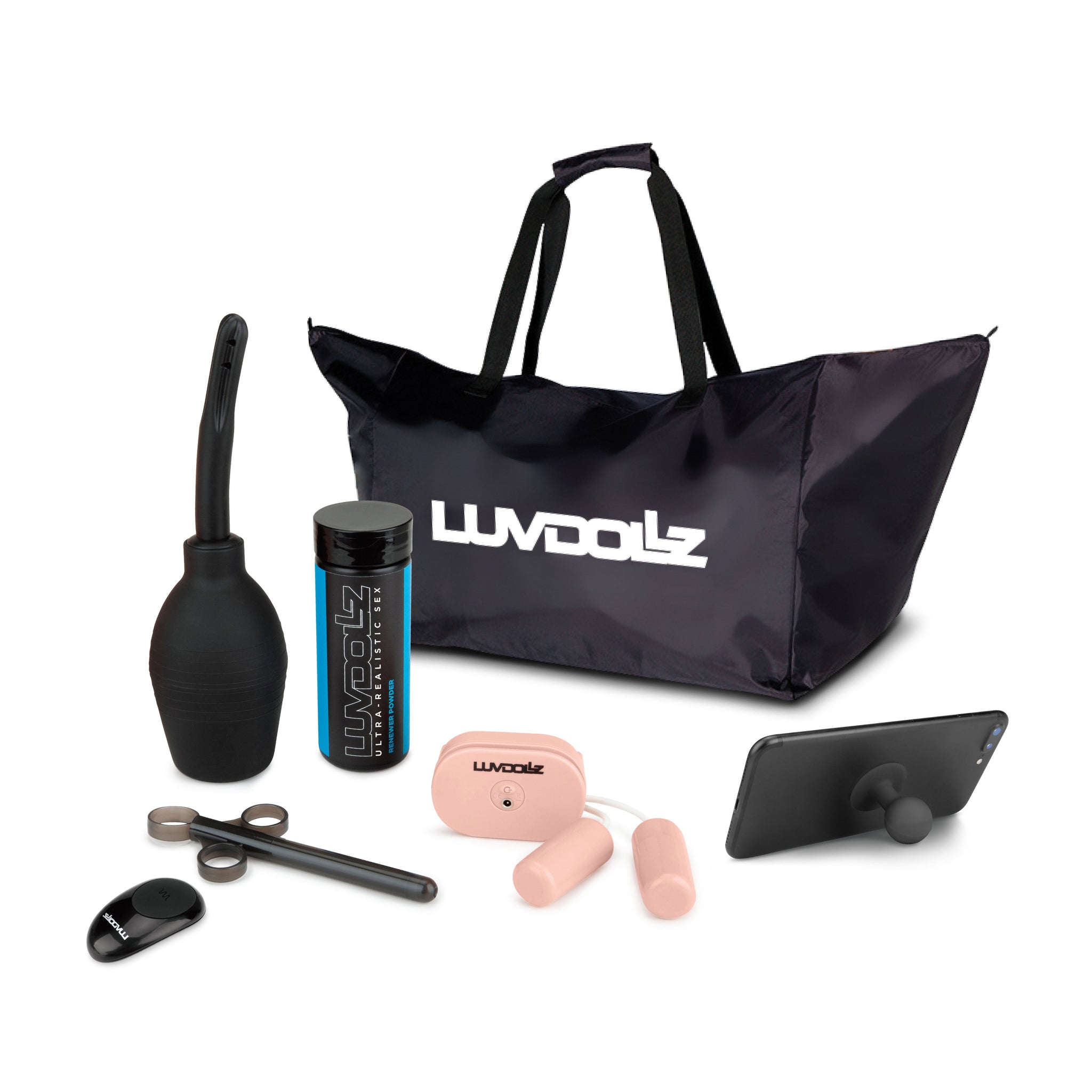 Luvdollz Remote Control Doggy Style Pussy and Ass Masturbator Cream Color Ultra Real-Feel 20 Pounds > Sex Toys For Men > Assbators - Tophatter Daily Deals
