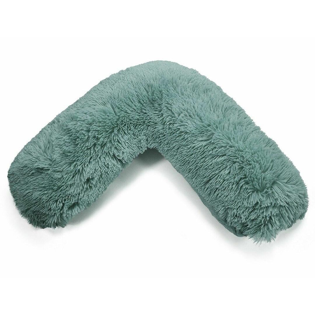 Pillowcases for V Shaped Pillow - Teddy Cuddles V Shape Pillow Case For Soft Back Neck Nursing Pregnancy Support Teal Pillows - Tophatter Daily Deals