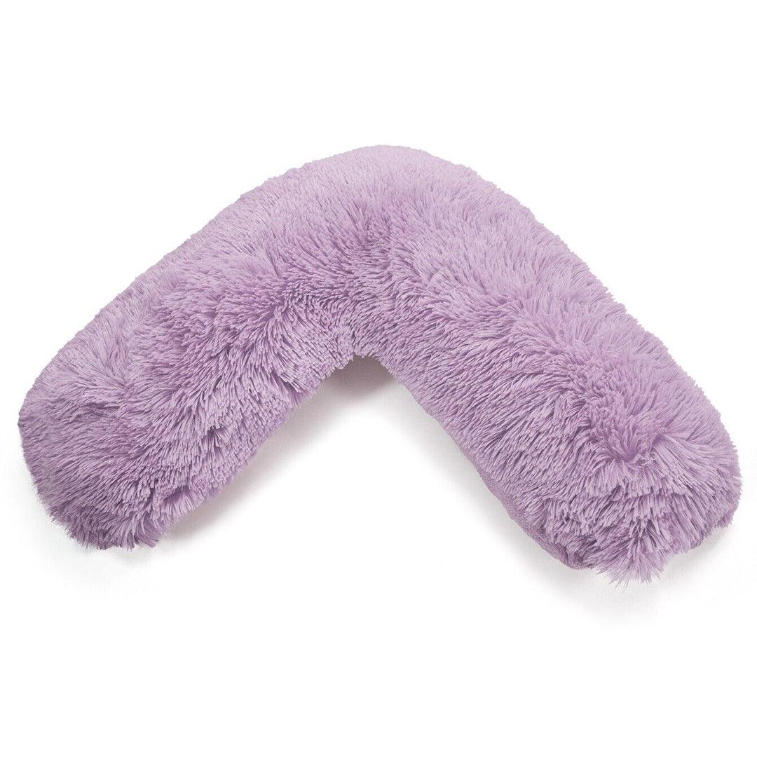 Pillowcases for V Shaped Pillow - Teddy Cuddles V Shape Pillow Case For Soft Back Neck Nursing Pregnancy Support Purple Pillows - Tophatter Daily Deals