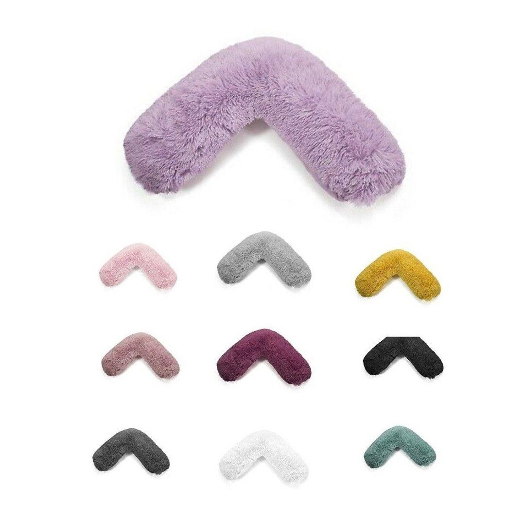 Pillowcases for V Shaped Pillow - Teddy Cuddles V Shape Pillow Case For Soft Back Neck Nursing Pregnancy Support Pillows - Tophatter Daily Deals