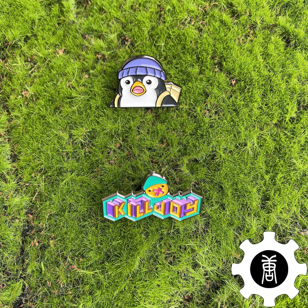 Jett Kunai Necklace Sage Ring Surprised Penguin Spray Killjoy Spray Pin Cool Gift 2 Pins - Tophatter Daily Deals