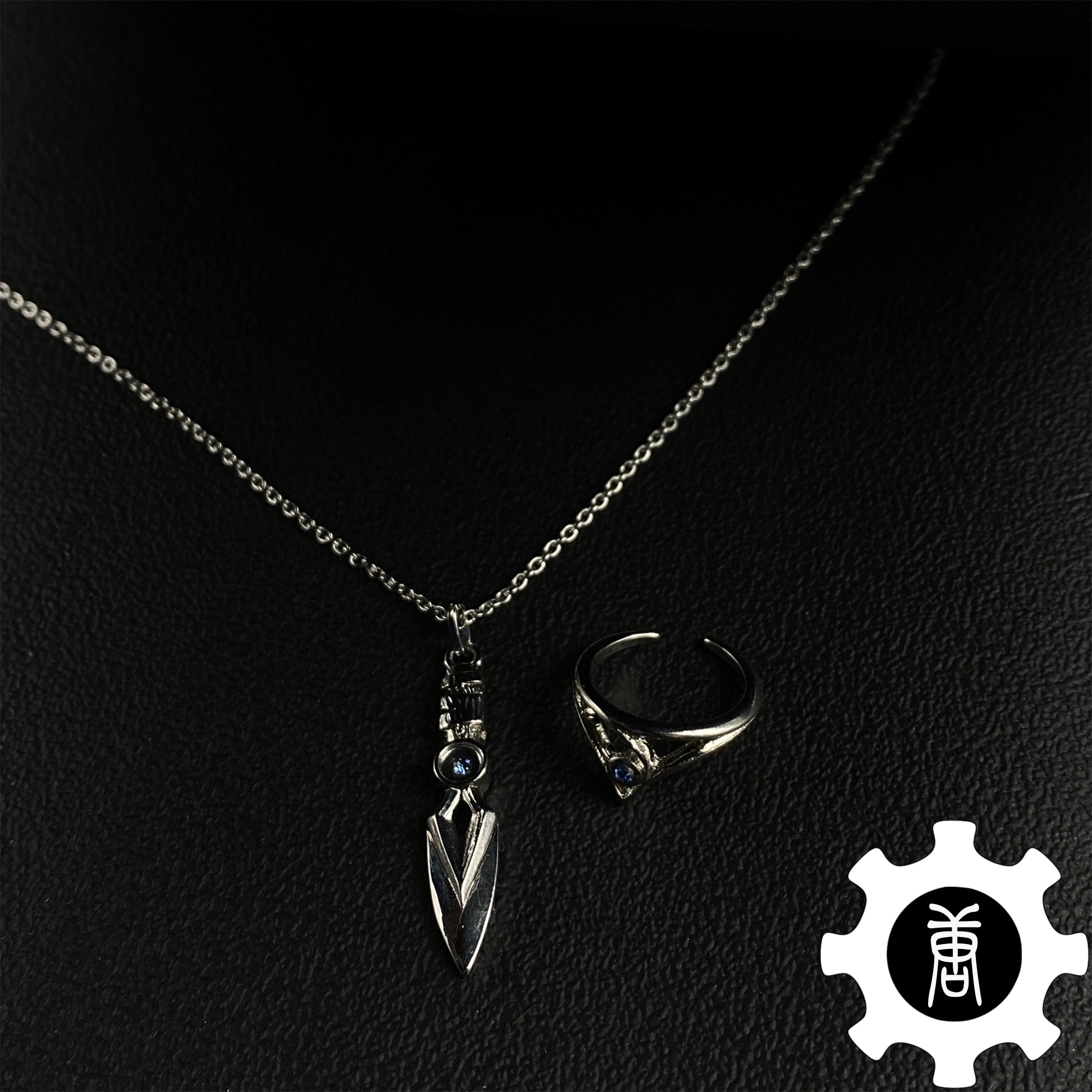 Jett Kunai Necklace Sage Ring Surprised Penguin Spray Killjoy Spray Pin Cool Gift Necklace&Ring - Tophatter Daily Deals