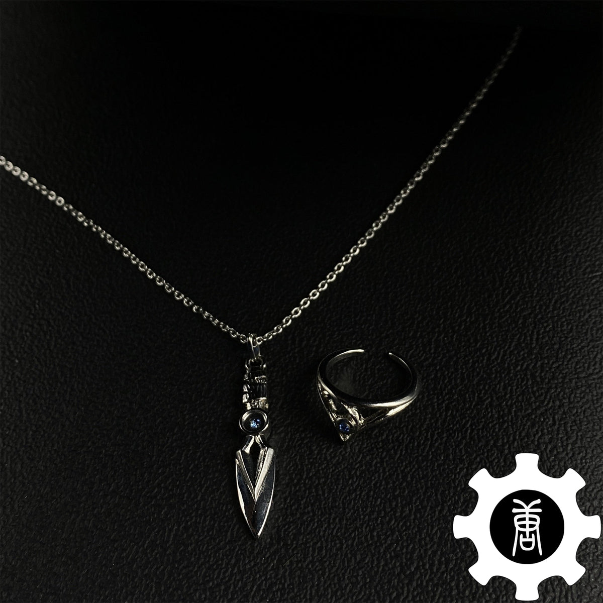Jett Kunai Necklace Sage Ring Surprised Penguin Spray Killjoy Spray Pin Cool Gift Necklace&Ring - Tophatter Daily Deals