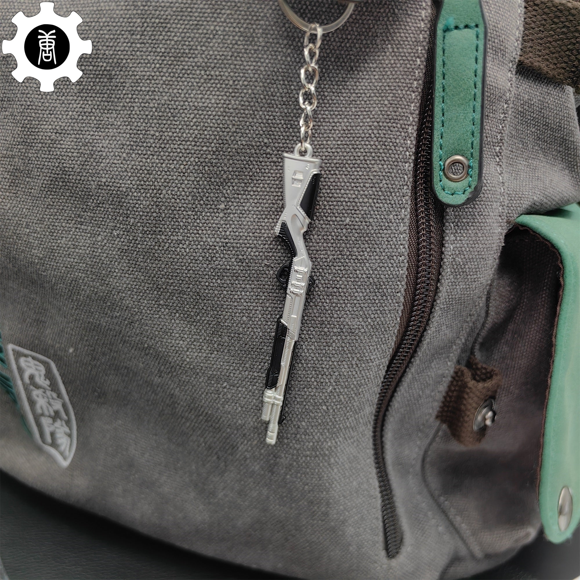 Tiny Radiant Crisis 001 Bucky Gun Metal Keychain - Tophatter Daily Deals