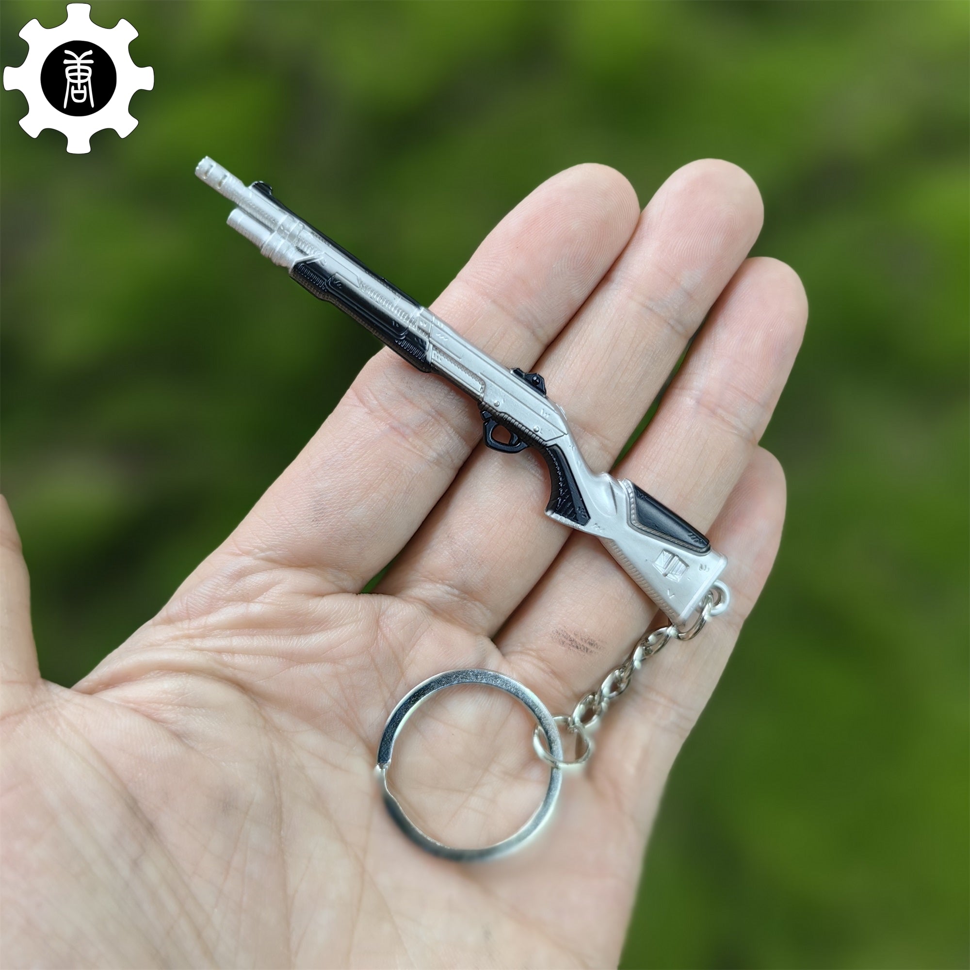Tiny Radiant Crisis 001 Bucky Gun Metal Keychain Keychain - Tophatter Daily Deals