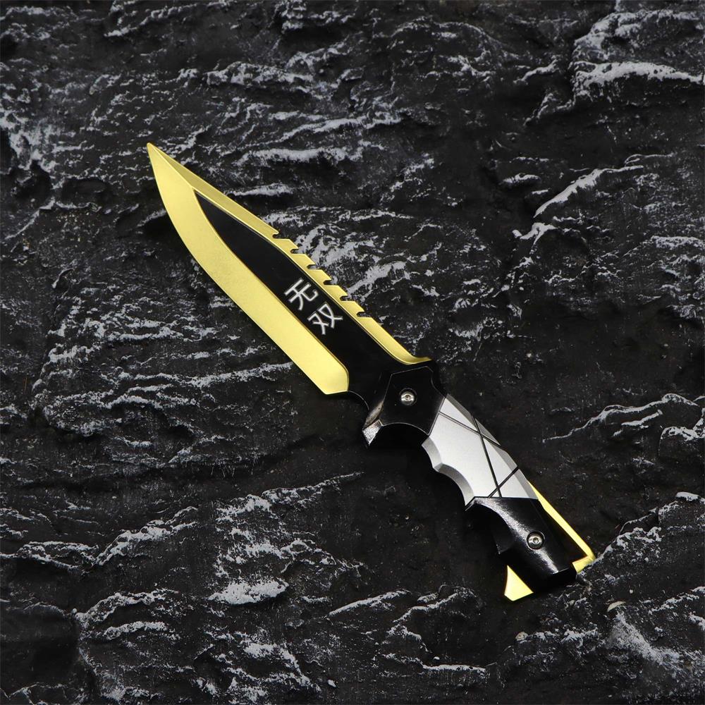 Ego Knife Metal Blunt Blade Safety Cosplay Prop Game Collection - Tophatter Daily Deals