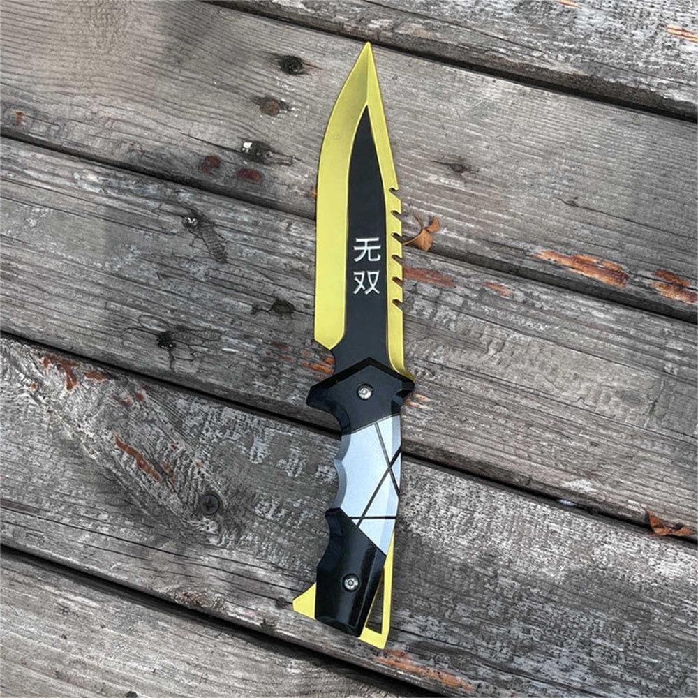 Val Game Knife Handicrafts Metal Game Skin Knife Gamer Gift Ego Knife - Tophatter Daily Deals