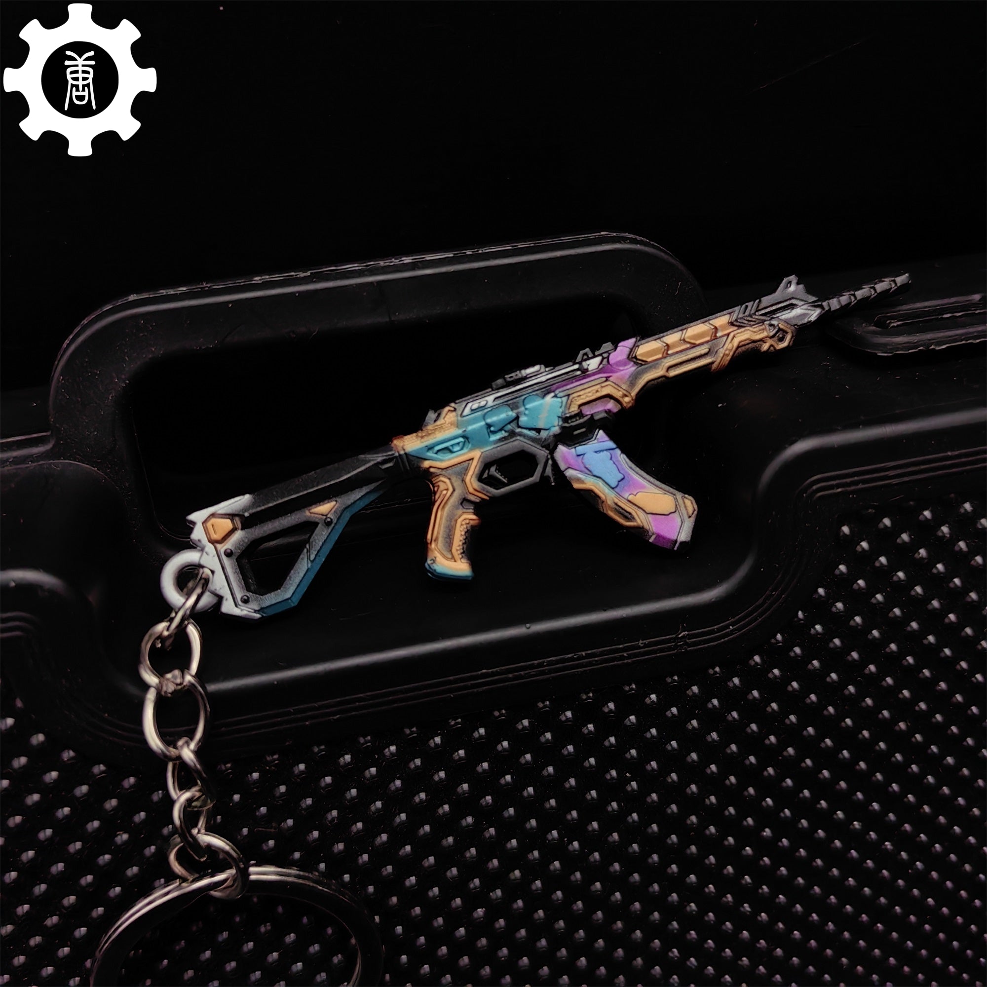 Mini Glitchpop Vandal Gun Metal Keychain - Tophatter Daily Deals