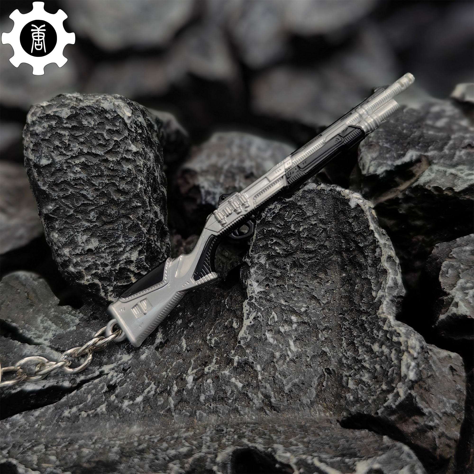 Tiny Radiant Crisis 001 Bucky Gun Metal Keychain - Tophatter Daily Deals