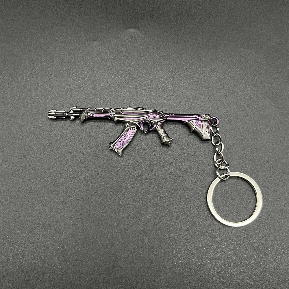 Metal Hot Game Weapons Mini Keychain Pendant Reaver Vandal Purple - Tophatter Daily Deals