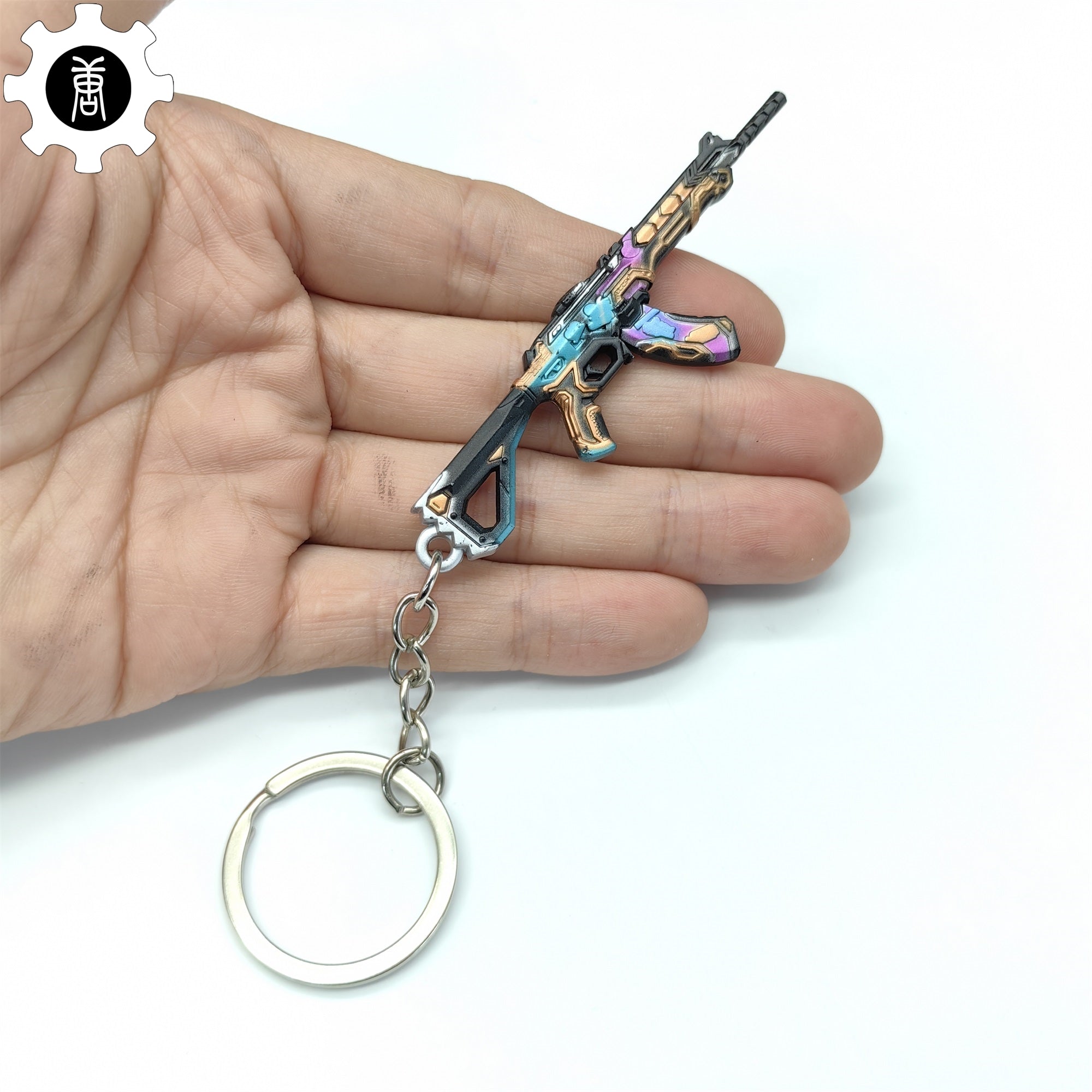 Mini Glitchpop Vandal Gun Metal Keychain - Tophatter Daily Deals