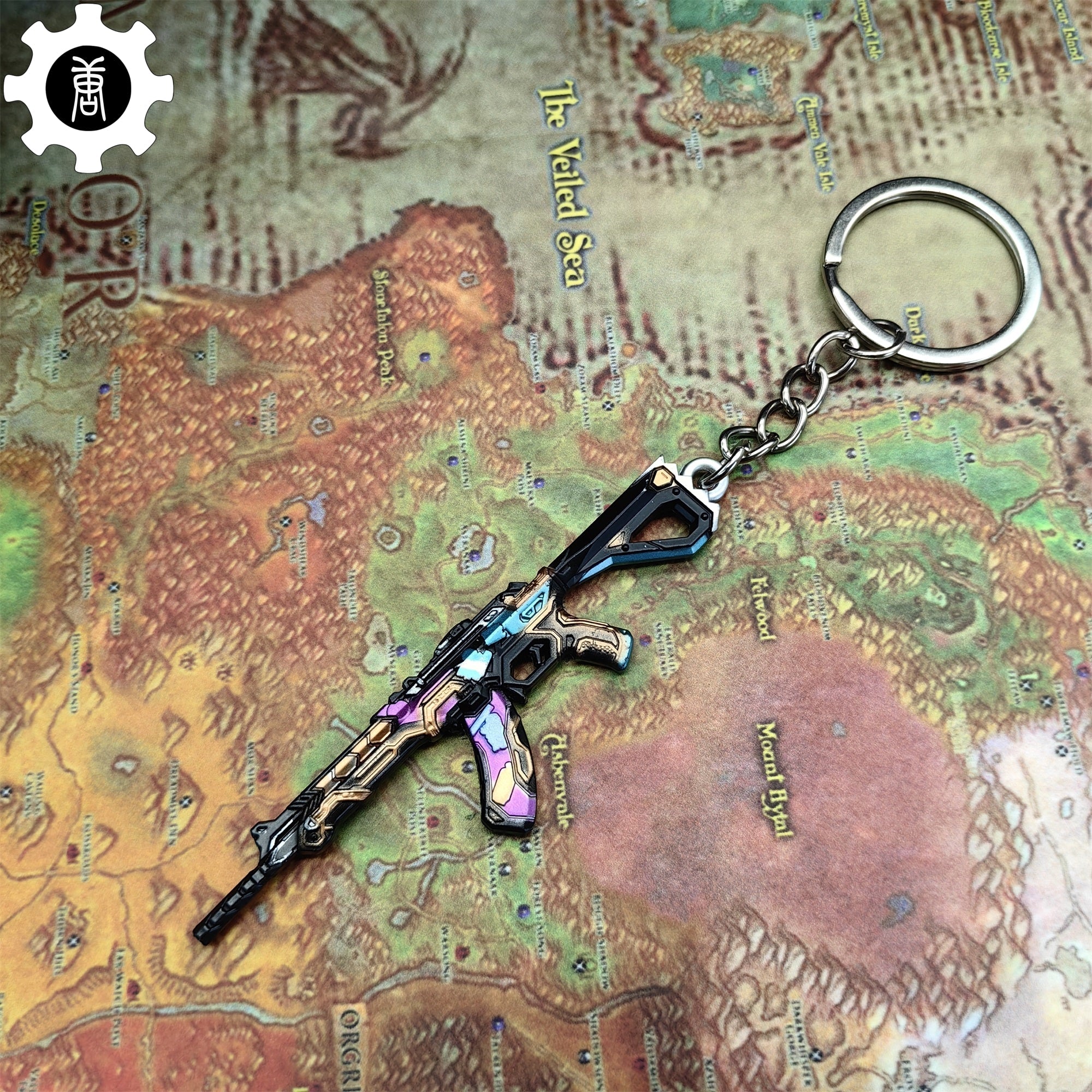 Mini Glitchpop Vandal Gun Metal Keychain - Tophatter Daily Deals