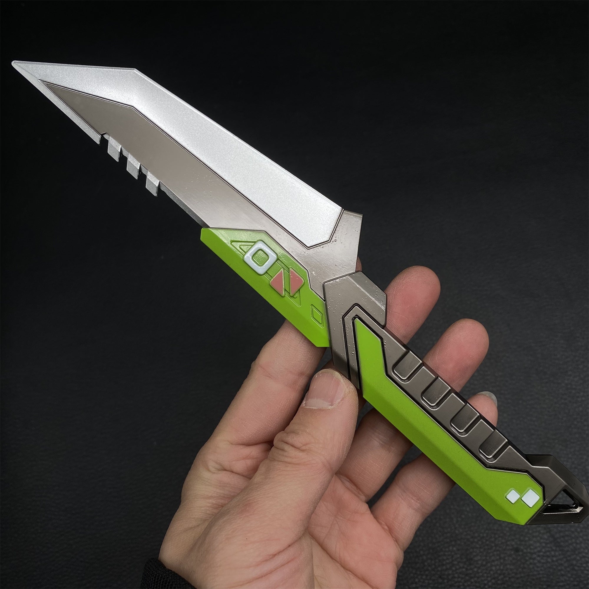 Mini-Scale Val Props Collective Metal Knife Fan Art Overlay Dagger - Tophatter Daily Deals